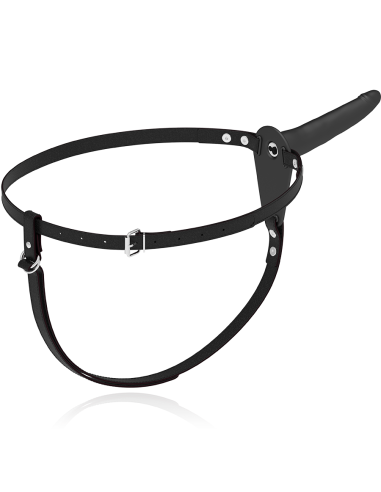 FETISH SUBMISSIVE HARNESS - VIBRADOR SILICONA NEGRO 15 CM