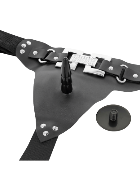 HARNESS ATTRACTION - ARNÉS EMMETT REALÍSTICO VIBRADOR 16.5 CM -O- 3.7 CM