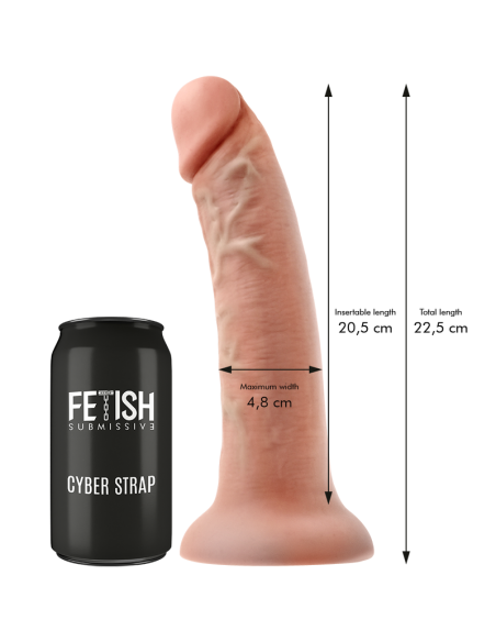 FETISH SUBMISSIVE CYBER STRAP - ARNÉS CON DILDO Y BALA CONTROL REMOTO TECNOLOGÍA WATCHME L