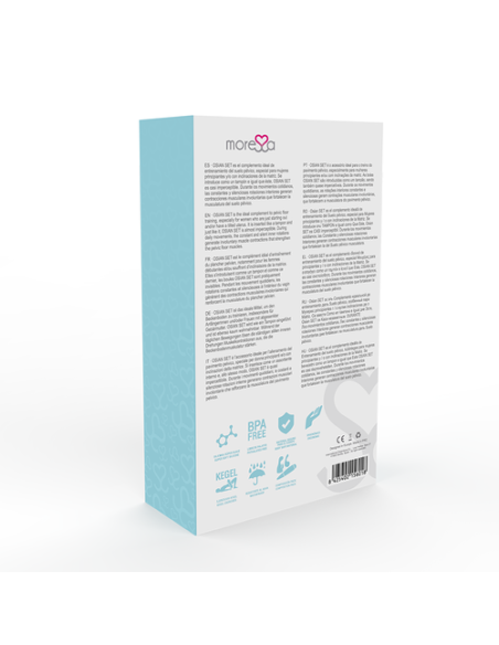 MORESSA OSIAN SET PREMIUM SILICONA TURQUESA