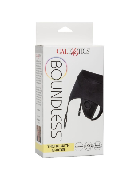 CALEXOTICS - BOUNDLESS ARNÉS TANGA CON LIGUERO L-XL