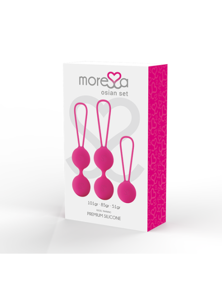 MORESSA OSIAN SET PREMIUM SILICONA ROSA