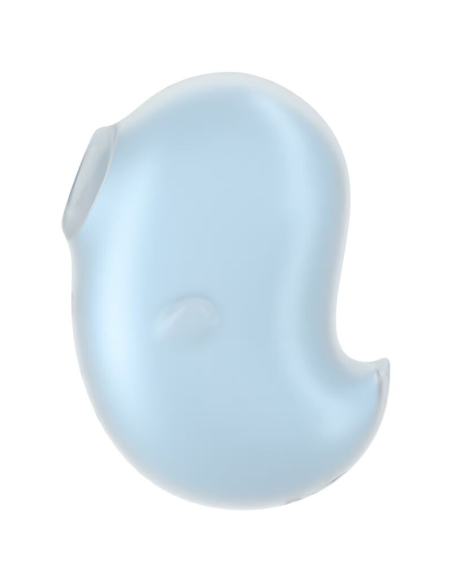 SATISFYER - CUTIE GHOST VIBRADOR LAY-ON AZUL CLARO