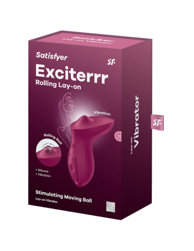 SATISFYER - EXCITERRR VIBRADOR LAY-ON CLÍTORIS FUCSIA