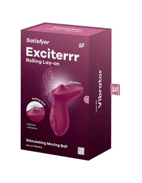 SATISFYER - EXCITERRR VIBRADOR LAY-ON CLÍTORIS FUCSIA