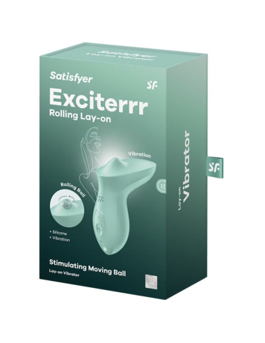 SATISFYER - EXCITERRR VIBRADOR LAY-ON CLÍTORIS MENTA