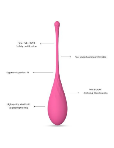 LESLIE - Kegel Fit: Entrenador Vaginal para Suelo Pélvico con 6 Pesos, Mejora Orgasmos y Combate Incontinencia