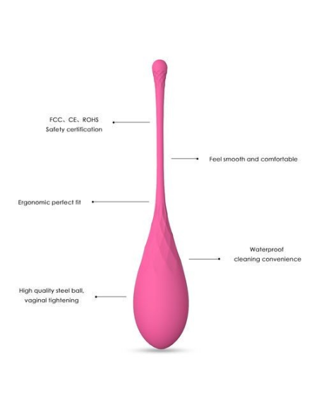 LESLIE - Kegel Fit: Entrenador Vaginal para Suelo Pélvico con 6 Pesos, Mejora Orgasmos y Combate Incontinencia