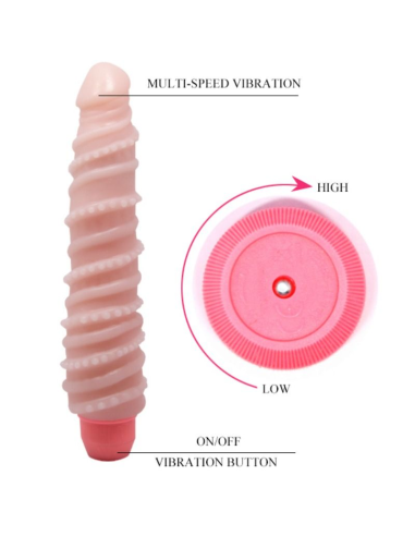 BAILE - FLEXI VIBE SENSUAL VIBRADOR ESPIRAL 19.5 CM