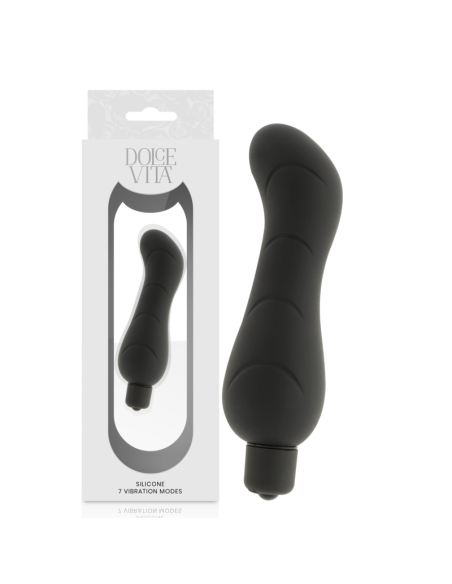 DOLCE VITA - G-SPOT VIBRADOR SILICONA NEGRO