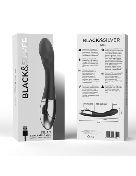 BLACKandSILVER - KILIAN VIBRADOR PUNTO G