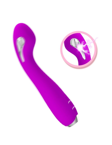 PRETTY LOVE - HECTOR VIBRADOR ELECTROSHOCK RECARGABLE and IMPERMEABLE MORADO