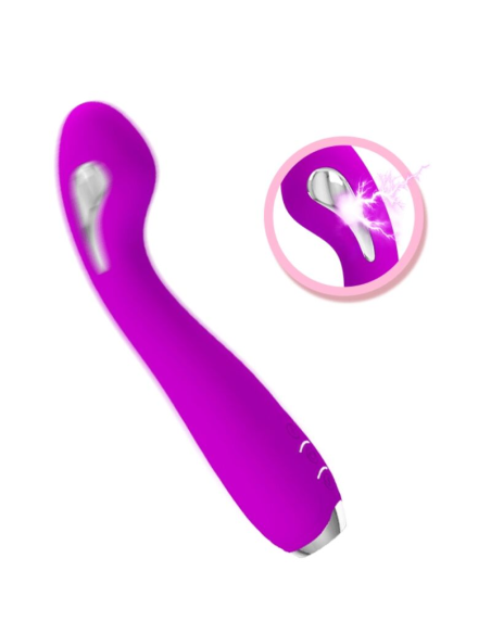 PRETTY LOVE - HECTOR VIBRADOR ELECTROSHOCK RECARGABLE and IMPERMEABLE MORADO