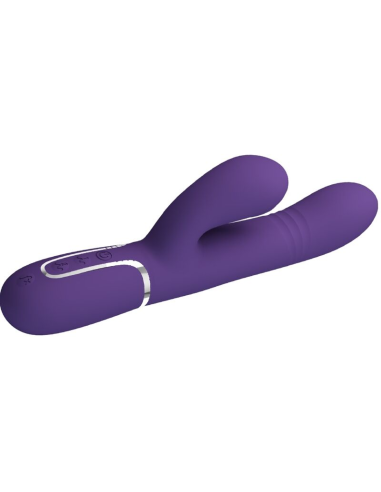 PRETTY LOVE - VIBRADOR PUNTO G MULTIFUNCIÓN MORADO
