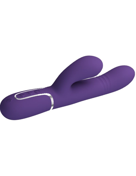 PRETTY LOVE - VIBRADOR PUNTO G MULTIFUNCIÓN MORADO