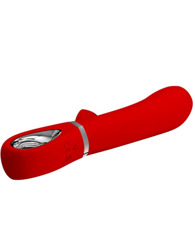 PRETTY LOVE - THOMAS VIBRADOR PUNTO G MULTIFUNCIÓN ROJO