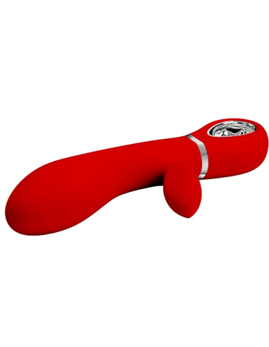 PRETTY LOVE - THOMAS VIBRADOR PUNTO G MULTIFUNCIÓN ROJO