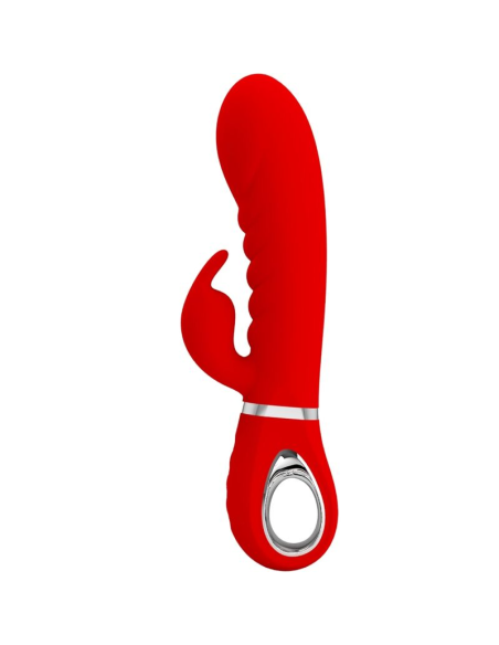 PRETTY LOVE - PRESCOTT VIBRADOR PUNTO G MULTIFUNCIÓN ROJO