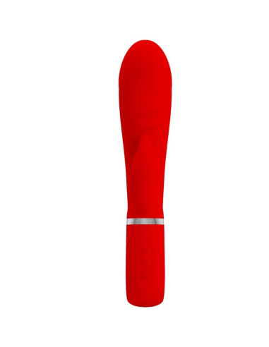 PRETTY LOVE - PRESCOTT VIBRADOR PUNTO G MULTIFUNCIÓN ROJO