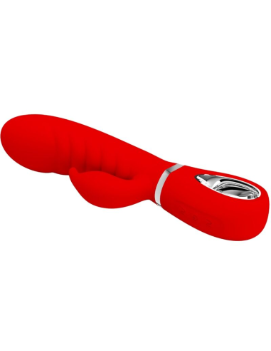PRETTY LOVE - PRESCOTT VIBRADOR PUNTO G MULTIFUNCIÓN ROJO