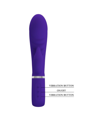 PRETTY LOVE - PRESCOTT VIBRADOR PUNTO G MULTIFUNCIÓN LILA