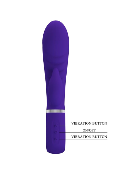 PRETTY LOVE - PRESCOTT VIBRADOR PUNTO G MULTIFUNCIÓN LILA
