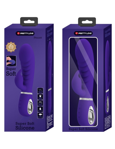PRETTY LOVE - PRESCOTT VIBRADOR PUNTO G MULTIFUNCIÓN LILA