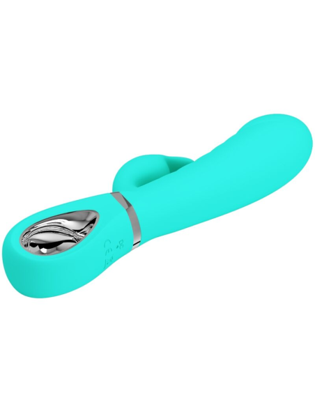 PRETTY LOVE - PRESCOTT VIBRADOR PUNTO G MULTIFUNCIÓN VERDE AGUA