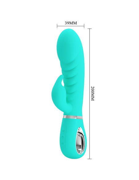 PRETTY LOVE - PRESCOTT VIBRADOR PUNTO G MULTIFUNCIÓN VERDE AGUA