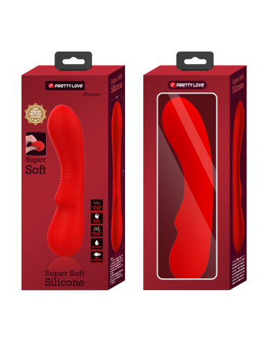 PRETTY LOVE - PRESCOTT VIBRADOR RECARGABLE ROJO