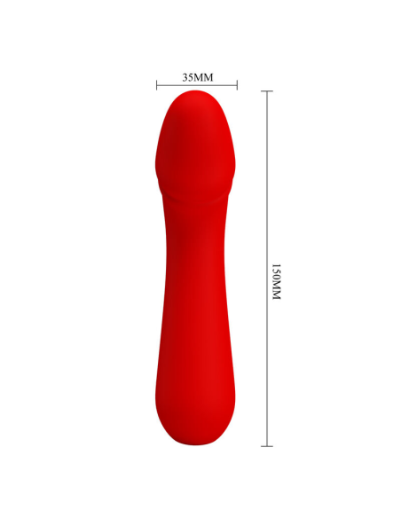 PRETTY LOVE - CETUS VIBRADOR RECARGABLE ROJO