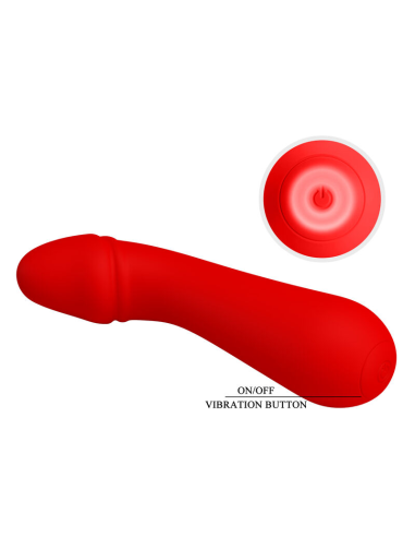 PRETTY LOVE - CETUS VIBRADOR RECARGABLE ROJO