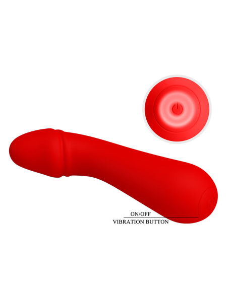 PRETTY LOVE - CETUS VIBRADOR RECARGABLE ROJO