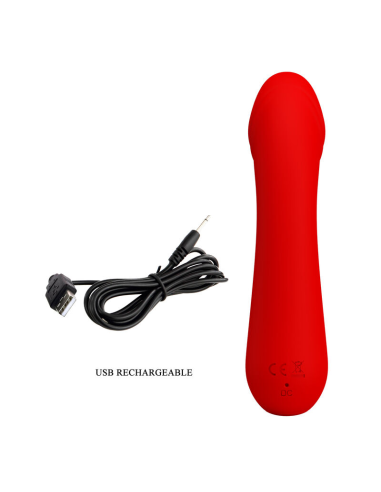 PRETTY LOVE - CETUS VIBRADOR RECARGABLE ROJO