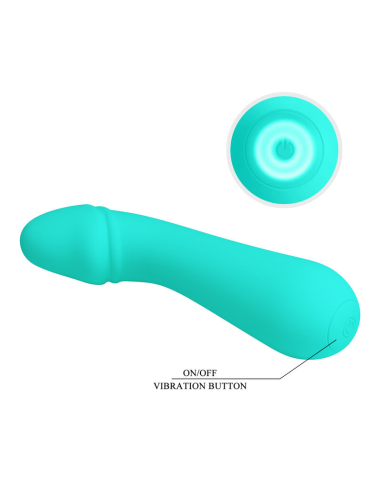 PRETTY LOVE - CETUS VIBRADOR RECARGABLE VERDE AGUA