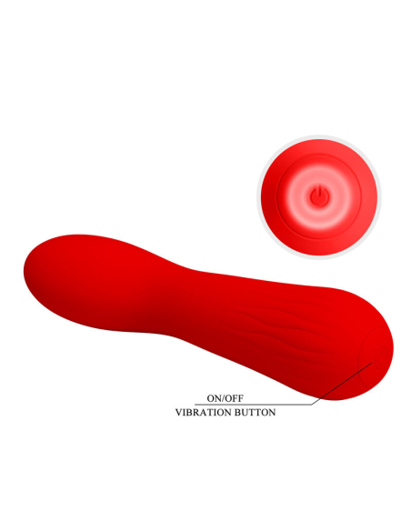 PRETTY LOVE - FAUN VIBRADOR RECARGABLE ROJO