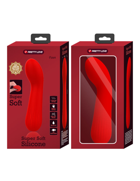 PRETTY LOVE - FAUN VIBRADOR RECARGABLE ROJO
