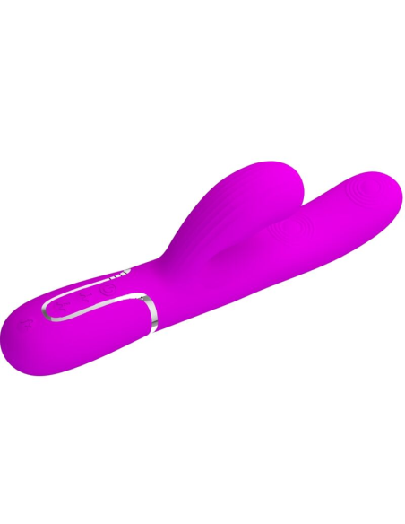 PRETTY LOVE - PERLITA VIBRADOR PUNTO G 3 EN 1 MULTIFUNCIÓN VIOETA