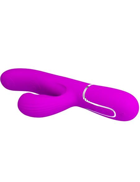 PRETTY LOVE - PERLITA VIBRADOR PUNTO G 3 EN 1 MULTIFUNCIÓN VIOETA