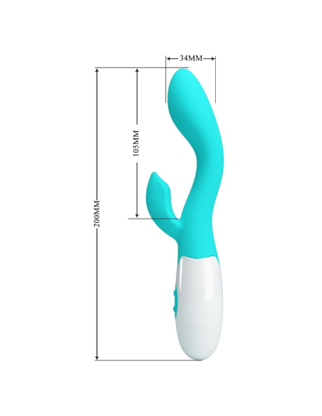 PRETTY LOVE - BRIGHTY VIBRADOR PUNTO G VERDE AGUA