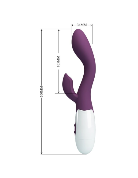 PRETTY LOVE - BRIGHTY VIBRADOR PUNTO G MORADO