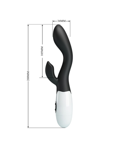 PRETTY LOVE - BRIGHTY VIBRADOR PUNTO G NEGRO