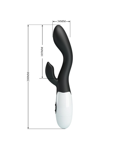 PRETTY LOVE - BRIGHTY VIBRADOR PUNTO G NEGRO