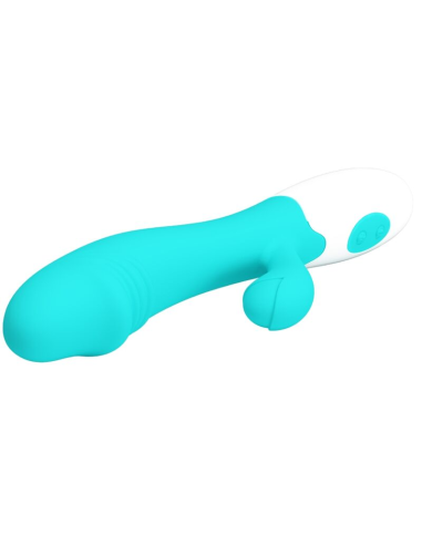 PRETTY LOVE - SNAPPY VIBRADOR PUNTO G VERDE AGUA