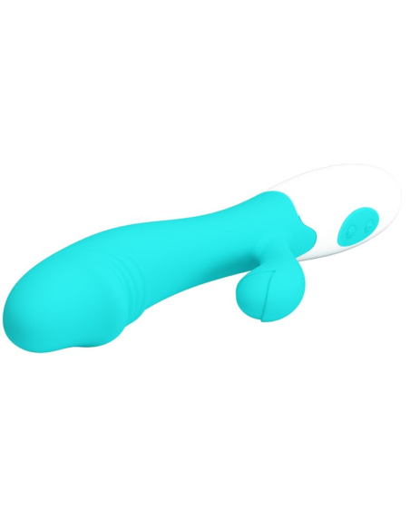 PRETTY LOVE - SNAPPY VIBRADOR PUNTO G VERDE AGUA