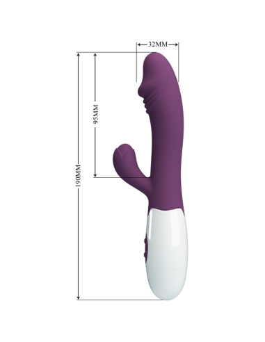 PRETTY LOVE - SNAPPY VIBRADOR PUNTO G MORADO