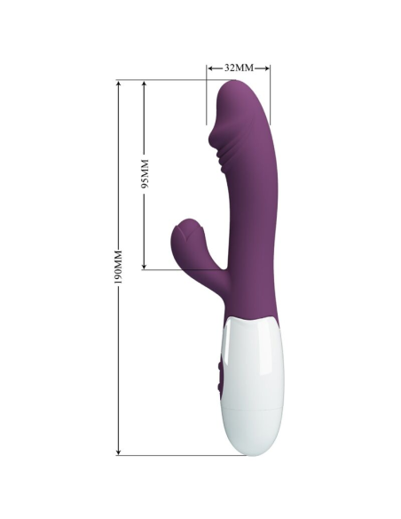 PRETTY LOVE - SNAPPY VIBRADOR PUNTO G MORADO