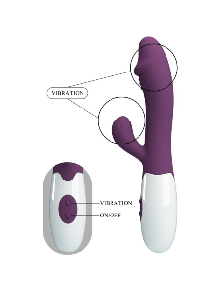 PRETTY LOVE - SNAPPY VIBRADOR PUNTO G MORADO
