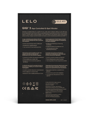 LELO - GIGI 3 VIBRADOR PUNTO G ROSA