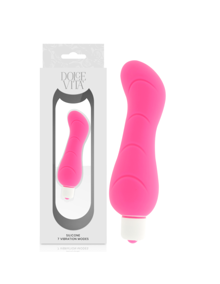 DOLCE VITA - G-SPOT VIBRADOR SILICONA ROSA